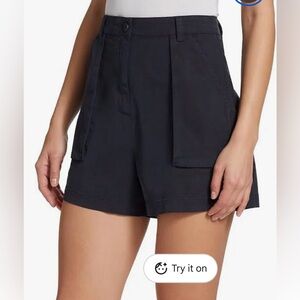 Splendid Navy Margaret Trouser Shorts Navy
